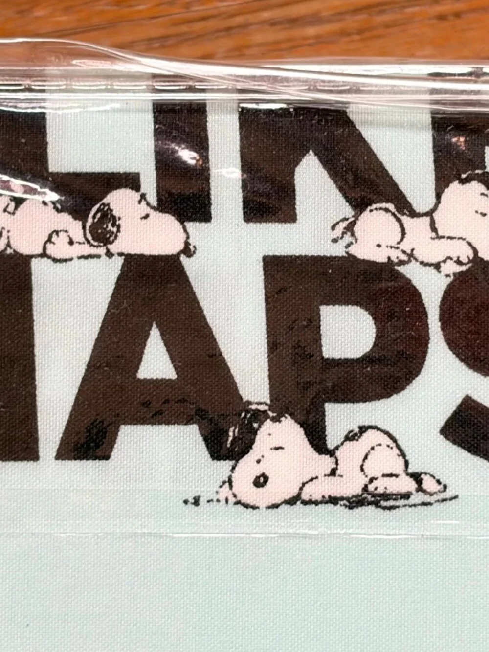 Peanuts SNOOPY Sleeping “I LIKE NAPS” Full Size Sheet Set (lt blue background)